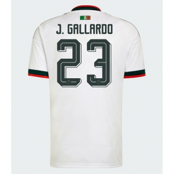 Billige Fotballdrakt Mexico Jesus Gallardo #23 Replika Bortedrakt VM 2026 Kortermet